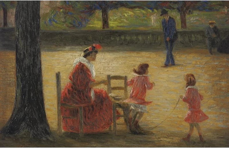 René Schützenberger - Ai Giardini del Lussemburgo